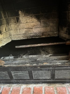 Chimney/fireplace cleaning - Chimney and fireplace cleaning and return air filter replacement Chimney/fireplace cleaning - Chimney and fireplace cleaning and return air filter replacement