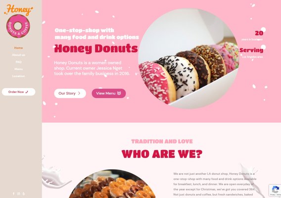 Honey Donuts LA - We are not just another LA donut shop, Honey Donuts is a one-stop-shop with many food and drink options available for breakfast, lunch, and dinner. We are open everyday of the year except for Christmas, we’ve got you covered 364. Honey Donuts LA - We are not just another LA donut shop, Honey Donuts is a one-stop-shop with many food and drink options available for breakfast, lunch, and dinner. We are open everyday of the year except for Christmas, we’ve got you covered 364.