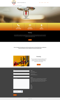Victory Fire Sprinklers - We designed and finished Rays website of Victory Fire Sprinklers .com faster than the 3-5 business days it took to veriy his business on google search results. Logo, Website, Business Card, all to his satisfaction, fast and and effective. Give us a call to discuss the best options for your businesses branding and online marketing potential.