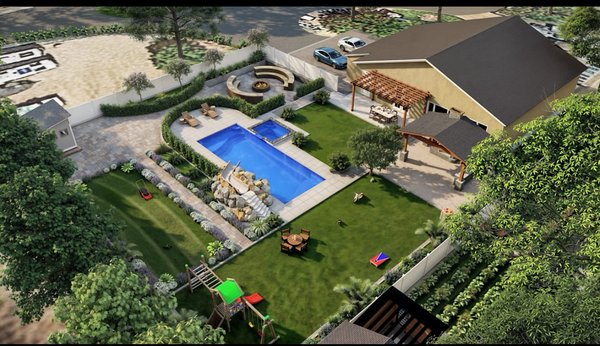 Latham
barcelona pool with a Royal Spillover spa - ✨ Project Spotlight: Barcelona Pool & Royal Spillover Spa in Ramona ✨

We’re thrilled to showcase the 3D design for a stunning Barcelona fiberglass pool paired with a Royal Spillover Spa, set on a beautiful large property in Ramona.

This project is currently pending city permitting, with construction scheduled to begin in the coming months. The combination of the sleek Barcelona design and the elegance of the Royal Spillover Spa will create the ultimate backyard retreat — perfect for both relaxation and entertaining.

At Cherry Pools, our local San Diego team takes care of everything — from permitting to installation — so families can enjoy a stress-free process and peace of mind knowing they’re working with the only authorized Latham Fiberglass dealer in San Diego County.