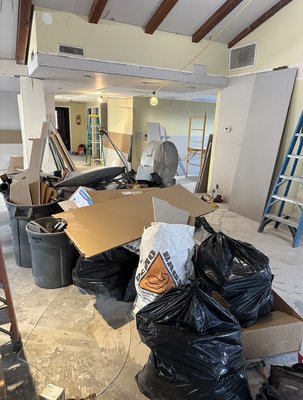 Construction Debris Removal - This Contractor needed debris cleared out that was getting in the way of production. Construction Debris Removal - This Contractor needed debris cleared out that was getting in the way of production.