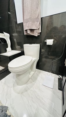 Toilet bowl upgrade and new toilet install with TOTO WASHLET - Bathroom toilet upgrade