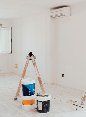Interior Painting - Our interior painting services transform your walls, ceilings, and trim with precision and care. We carefully prepare surfaces, repair imperfections, and apply premium paints for a flawless finish. From bold accent walls to complete home makeovers, our expert team ensures every room reflects your style and vision.