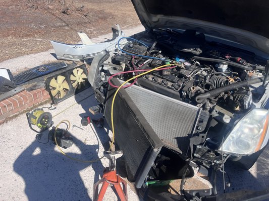 A/C Compressor Repair - The customer stated air conditioner was not blowing cold air. After diagnosing the issue, the compressor needed to be replaced. A/C Compressor Repair - The customer stated air conditioner was not blowing cold air. After diagnosing the issue, the compressor needed to be replaced.