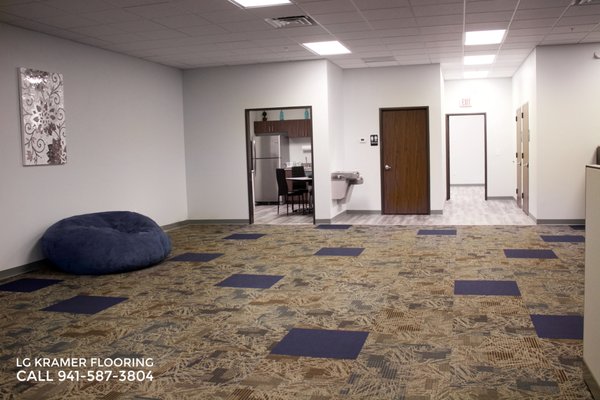 Commercial | Carpet Squares & LVP | Origin Global Showroom - For most businesses, sales and presentation are both fundamentally important when it comes to attracting and maintaining clients.
Introducing
Origins Global, a high-end manufacturer of aluminum doors and windows located out of Venice, Florida.
Origins Global decided to hire L G Kramer Flooring to install the flooring throughout their showroom, and backoffice.
In their showroom we choice to install a commercial style free floating luxury vinyl plank in a gorgeous gray color. The LVP has a 10 year warranty and an aluminum oxide finish for help withstand the test of time and the volume of customers they will see in this beautiful new showroom.
In their back office we wanted to go for an upgraded feel so we opted for commercial carpet squares . Carpet tiles are one of our favorite products for commercial settings as they are extremely durable, and can be maintenance easily.
Since they often bring clients into their back office they requested a luxurious and modern feel. To accommodate we threw in an accent color pop that really introduces a wow factor to their showroom.
With more than 10 years serving Sarasota’s commercial and residential projects. Lance and our team having been living our dream thanks to: homeowners, interior designers, contractors and investors that are creating their dreams of paradise homes and businesses into a reality across SW Florida!
To schedule your complimentary estimate call 941-587-3804 and we also invite you to check out our website at LGKramerFlooring.com
#SarasotaFl #CommericalCarpet #CommericalCarpetSquares #FlooringInstallation #SRQ #SrqFlooring #BESTflooringInstallers #BestFlooring Commercial | Carpet Squares & LVP | Origin Global Showroom - For most businesses, sales and presentation are both fundamentally important when it comes to attracting and maintaining clients.
Introducing
Origins Global, a high-end manufacturer of aluminum doors and windows located out of Venice, Florida.
Origins Global decided to hire L G Kramer Flooring to install the flooring throughout their showroom, and backoffice.
In their showroom we choice to install a commercial style free floating luxury vinyl plank in a gorgeous gray color. The LVP has a 10 year warranty and an aluminum oxide finish for help withstand the test of time and the volume of customers they will see in this beautiful new showroom.
In their back office we wanted to go for an upgraded feel so we opted for commercial carpet squares . Carpet tiles are one of our favorite products for commercial settings as they are extremely durable, and can be maintenance easily.
Since they often bring clients into their back office they requested a luxurious and modern feel. To accommodate we threw in an accent color pop that really introduces a wow factor to their showroom.
With more than 10 years serving Sarasota’s commercial and residential projects. Lance and our team having been living our dream thanks to: homeowners, interior designers, contractors and investors that are creating their dreams of paradise homes and businesses into a reality across SW Florida!
To schedule your complimentary estimate call 941-587-3804 and we also invite you to check out our website at LGKramerFlooring.com
#SarasotaFl #CommericalCarpet #CommericalCarpetSquares #FlooringInstallation #SRQ #SrqFlooring #BESTflooringInstallers #BestFlooring