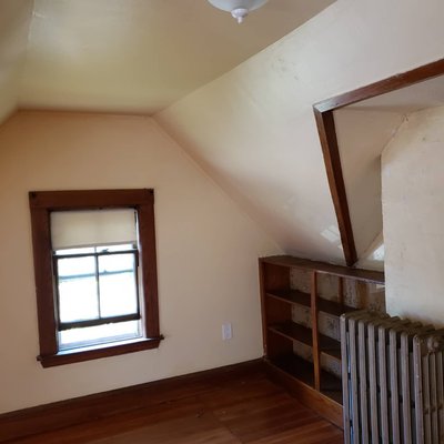 Quincy Interior Renovation Project - " In this project, we added new closets, new barn door on the new bookcase on the walls, all three floors got a new fresh painting on ceilings, walls and woodwork, all three floors had the floor refinished, new bathroom tiling on the new stand up shower and floor, and new fixtures, the front porch was repaired and repainted ceiling and walls, refinished the floor, replaced the front doors. Quincy Interior Renovation Project - " In this project, we added new closets, new barn door on the new bookcase on the walls, all three floors got a new fresh painting on ceilings, walls and woodwork, all three floors had the floor refinished, new bathroom tiling on the new stand up shower and floor, and new fixtures, the front porch was repaired and repainted ceiling and walls, refinished the floor, replaced the front doors.
