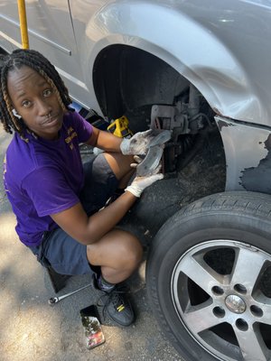 Qing’s Royal Auto Repairs Mobile - Ladies have you ever been scammed into buying services that you don’t need and cheated into paying more then what you should well so have I. I am a female automotive technician who graduated from NASCAR technical Institute with an automotive engineering degree and I am here to help!
Fair Prices and Fair Treatment
Also 5 STAR google reviews! Qing’s Royal Auto Repairs Mobile - Ladies have you ever been scammed into buying services that you don’t need and cheated into paying more then what you should well so have I. I am a female automotive technician who graduated from NASCAR technical Institute with an automotive engineering degree and I am here to help!
Fair Prices and Fair Treatment
Also 5 STAR google reviews!