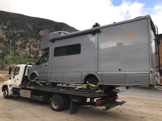 RV Towing - I-70 Towing is a family-owned and operated towing company committed to keeping our community safe and secure. We're towing professionals who bring more than 30 years of experience in the industry and are here for you on-call 24 hours a day, seven days a week. Because we're owner operators, we have a vested interest in your complete satisfaction--from the moment you place a call to our top-notch technical service following expedient arrival on-site in 30 minutes or less.
We have experience with RV towing, and can get you and your RV to safety. Call today for outstanding service! RV Towing - I-70 Towing is a family-owned and operated towing company committed to keeping our community safe and secure. We're towing professionals who bring more than 30 years of experience in the industry and are here for you on-call 24 hours a day, seven days a week. Because we're owner operators, we have a vested interest in your complete satisfaction--from the moment you place a call to our top-notch technical service following expedient arrival on-site in 30 minutes or less.
We have experience with RV towing, and can get you and your RV to safety. Call today for outstanding service!