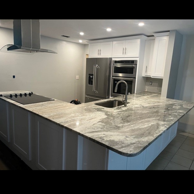 Kitchen Remodel - This model was for a small family that was renovating to hopefully re-sell. We typically offer many options, and solutions for our clients, and have found that our projects have more versatility than those out on the market currently. The couple went on to sell the property at 26% over market value using their updated kitchen as a main selling point.