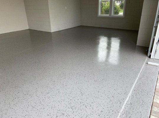 Epoxy Garage Floors - Could be done any Color of liking , Sealer Applied.