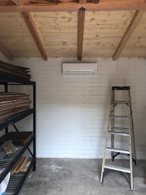 Indoor ductless mini split - The installation of 20 seer multi zone Fujitsu mini splits Indoor ductless mini split - The installation of 20 seer multi zone Fujitsu mini splits