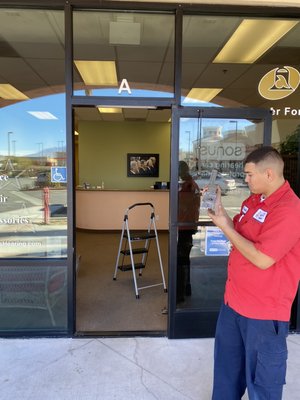 Palm Desert Commercial Door Closer repair - Got called door was slamming and not closing properly