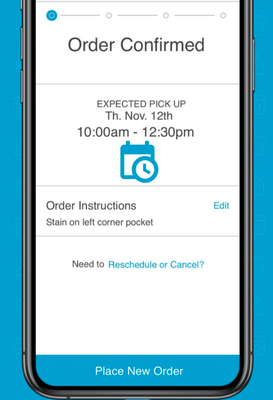 Step 1: Place an Order - Create an account. Select your treatment preferences. Choose a pickup day and time. Step 1: Place an Order - Create an account. Select your treatment preferences. Choose a pickup day and time.