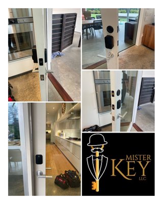 Single sided deadbolt fresh installation for a wooden door - We offer a fresh installation(adding an additional lock)
For any type of door