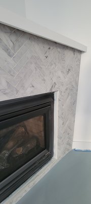 Marble installation - Initially, the customer chose a tile that did not fit the size and didn’t match to color of the apartment, but we advised the owner of the house to use this type of marble for more attractiveness. We did the job in half a day and the customer was happy with it. Marble installation - Initially, the customer chose a tile that did not fit the size and didn’t match to color of the apartment, but we advised the owner of the house to use this type of marble for more attractiveness. We did the job in half a day and the customer was happy with it.