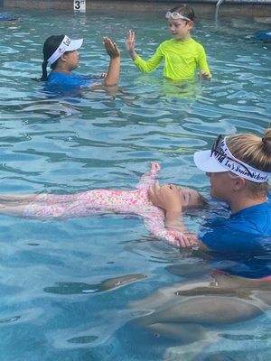 Water Safety Classes - Lessons start at $25/lesson. Water safety levels 1-3 group ratio is 3 students to 1 instructor. Private 1:1 lesson are $50/lesson. We offer lessons for all ages. For adult students and children under age 3, we recommend starting with private lessons. Water Safety Classes - Lessons start at $25/lesson. Water safety levels 1-3 group ratio is 3 students to 1 instructor. Private 1:1 lesson are $50/lesson. We offer lessons for all ages. For adult students and children under age 3, we recommend starting with private lessons.