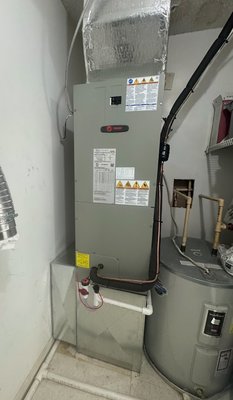 Installation - New Trane Heat Pump System Installation Installation - New Trane Heat Pump System Installation