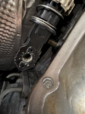 Shift Cable Bushing - Customer stated gear shifter moved but car wouldn’t leave park. We got to the customer, diagnosed the issue, and replaced the bushing. We are always satisfied when our customers are able to get back on the road! Shift Cable Bushing - Customer stated gear shifter moved but car wouldn’t leave park. We got to the customer, diagnosed the issue, and replaced the bushing. We are always satisfied when our customers are able to get back on the road!