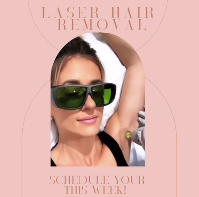 Laser Hair Removal - What would your life be like if you could permanently ditch the razor FOR GOOD!? Our laser hair removal services are perfect for the woman who’s had enough!! Come stop by and see us this week!