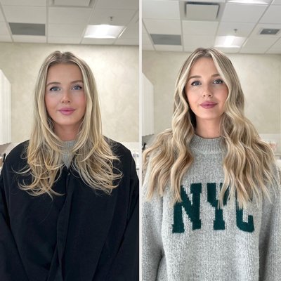 Hair Extensions - We offer a wide variety of hair extension services and application methods. With 15+ years of experience we customize the perfect application method to fit your lifestyle.
Schedule a complimentary consultation with us today! Hair Extensions - We offer a wide variety of hair extension services and application methods. With 15+ years of experience we customize the perfect application method to fit your lifestyle.
Schedule a complimentary consultation with us today!