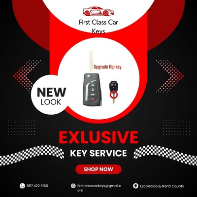 FLIP KEY CONVERSIONS - Upgrade your separate car key and remote into a single, sleek flip key for added convenience and style. On select models. Call to find out and request a quote. FLIP KEY CONVERSIONS - Upgrade your separate car key and remote into a single, sleek flip key for added convenience and style. On select models. Call to find out and request a quote.