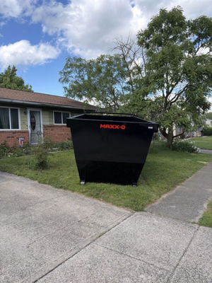 Westerville Dumpster - Dropped this dumpster in Westerville, the resident had a quick basement clean-out they needed to accomplish. Of course we made the dumpster part easy!