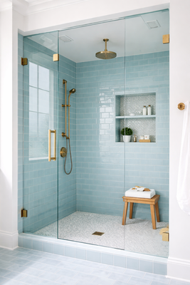 Spa-Style Bathroom Renovations - These projects highlight two bathroom remodels focused on creating clean, modern, spa-inspired spaces. Each renovation features custom tile work, frameless glass walk-in showers, built-in niches, upgraded fixtures, and improved lighting. While completed as separate projects, both reflect our approach to quality craftsmanship, functional layouts, and high-end finishes Spa-Style Bathroom Renovations - These projects highlight two bathroom remodels focused on creating clean, modern, spa-inspired spaces. Each renovation features custom tile work, frameless glass walk-in showers, built-in niches, upgraded fixtures, and improved lighting. While completed as separate projects, both reflect our approach to quality craftsmanship, functional layouts, and high-end finishes
