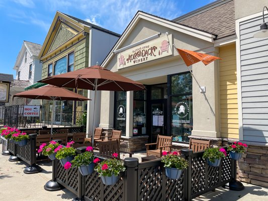 What it's like to Visit Adirondack Winery's Tasting Room - Adirondack Winery's Tasting Room is located right across the street from the Lake and Shepard Park, right in the heart of Lake George. We're open daily most of the year, with late hours during the summer.
When you visit, we recommend enjoying our Original Wine Tasting Session, where you get to try 7 wines for only $15pp AND take home our souvenir wine glass! We handcraft over 35 wines nearby in Queensbury. With varietals ranging from dry to sweet, and red to white, it's our goal to have you walk away finding your new favorite wines!
At Adirondack Winery, we pride ourselves on turning wine learners into wine lovers, our Tasting Experience is fun but informative - you won't find any pinkies in the air here!
We also offer a broad selection of locally sourced gourmet cheeses, crackers, jellies, chocolates, and other delicious snacks to complement your tasting. Plus our gift shop is among the best-rated in town! What it's like to Visit Adirondack Winery's Tasting Room - Adirondack Winery's Tasting Room is located right across the street from the Lake and Shepard Park, right in the heart of Lake George. We're open daily most of the year, with late hours during the summer.
When you visit, we recommend enjoying our Original Wine Tasting Session, where you get to try 7 wines for only $15pp AND take home our souvenir wine glass! We handcraft over 35 wines nearby in Queensbury. With varietals ranging from dry to sweet, and red to white, it's our goal to have you walk away finding your new favorite wines!
At Adirondack Winery, we pride ourselves on turning wine learners into wine lovers, our Tasting Experience is fun but informative - you won't find any pinkies in the air here!
We also offer a broad selection of locally sourced gourmet cheeses, crackers, jellies, chocolates, and other delicious snacks to complement your tasting. Plus our gift shop is among the best-rated in town!