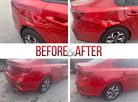 Body shop called this totaled and we repaired it in under a day - We had this looking great in less then 5 hours