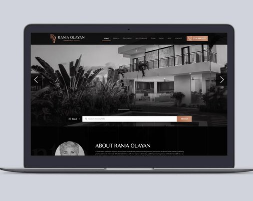Rania Olayan Real Estate - Rania Olayan Real Estate Branding and Website by Fivestar Branding