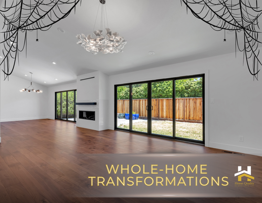Whole-Home Architectural Renovations & Design-Build - Welcome to our portfolio of full-scale architectural transformations. At Home Quality Remodeling, we turn dated properties into bright, modern masterpieces built for luxury living.
As a full-service design-build team, we handle every detail from concept to completion:
• Structural wall removals & open-concept redesigns
• Custom chef’s kitchens & spa-like bathrooms
• Architectural built-ins & outdoor living extensions
Ready to elevate your living space and maximize your home’s value? Contact Home Quality Remodeling today to schedule your consultation! Whole-Home Architectural Renovations & Design-Build - Welcome to our portfolio of full-scale architectural transformations. At Home Quality Remodeling, we turn dated properties into bright, modern masterpieces built for luxury living.
As a full-service design-build team, we handle every detail from concept to completion:
• Structural wall removals & open-concept redesigns
• Custom chef’s kitchens & spa-like bathrooms
• Architectural built-ins & outdoor living extensions
Ready to elevate your living space and maximize your home’s value? Contact Home Quality Remodeling today to schedule your consultation!