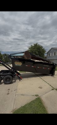 Home clean out - With Consistent Containers 15 yard panda (container😉) we make it easy for our customers to load their home tear out projects or their spring clean ups!