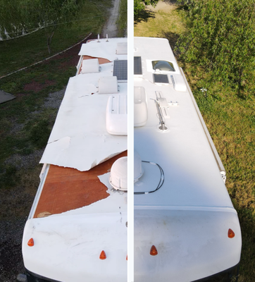 Repair using EPDM rubber - Repair using EPDM rubber is not a common choice among RV owners, but it is a very reliable and durable option. Repair using EPDM rubber - Repair using EPDM rubber is not a common choice among RV owners, but it is a very reliable and durable option.