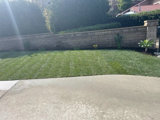 Sod installation - This customer wanted a "simple, cost effective and friendly on the eyes" installation Sod installation - This customer wanted a "simple, cost effective and friendly on the eyes" installation