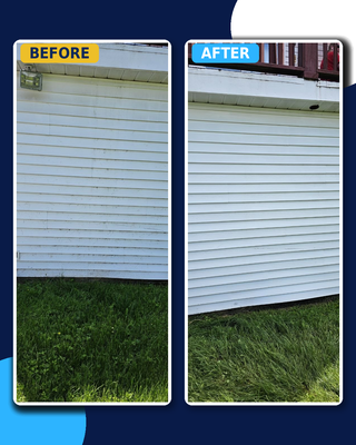 Siding Soft Wash Transformation - This siding had visible dirt, algae, and buildup before cleaning. Valley Surface Pros used a safe exterior cleaning process to brighten the siding and restore curb appeal without relying on harsh high pressure. This project shows how a professional house wash can make a home look cleaner, fresher, and better maintained. Free estimates available throughout the Lehigh Valley and surrounding areas. Siding Soft Wash Transformation - This siding had visible dirt, algae, and buildup before cleaning. Valley Surface Pros used a safe exterior cleaning process to brighten the siding and restore curb appeal without relying on harsh high pressure. This project shows how a professional house wash can make a home look cleaner, fresher, and better maintained. Free estimates available throughout the Lehigh Valley and surrounding areas.