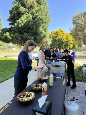 Corporate Catering Available - We cater from office lunches, warehouse, construction job sites just about any type of event! Always providing customers with the best service and fresh food. Delicious authentic tacos cooked on site Corporate Catering Available - We cater from office lunches, warehouse, construction job sites just about any type of event! Always providing customers with the best service and fresh food. Delicious authentic tacos cooked on site