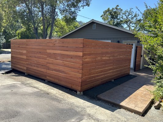 Horizontal fence - Alamo California Horizontal fence - Alamo California