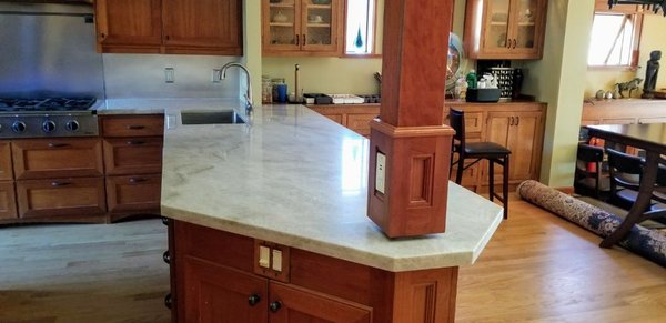countertop remodel - This House in in Fair Oaks , by the river. Customer desired a more modern look, luxurious, , but still maintaing the ' retreat home ' feel. countertop remodel - This House in in Fair Oaks , by the river. Customer desired a more modern look, luxurious, , but still maintaing the ' retreat home ' feel.