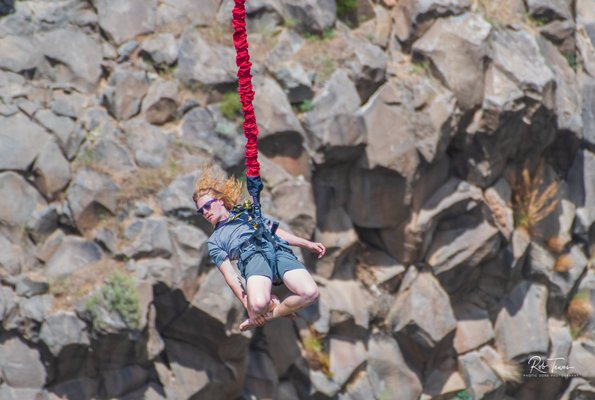 First Time Bungee Jumper - Experience the ultimate adrenaline rush with bungee jumping, where the thrill knows no bounds! Located at the beautiful P.S. Ogden State park in Central Oregon, our bungee jump offers an unparalleled adventure, an opportunity to conquer your fears and push your boundaries. First Time Bungee Jumper - Experience the ultimate adrenaline rush with bungee jumping, where the thrill knows no bounds! Located at the beautiful P.S. Ogden State park in Central Oregon, our bungee jump offers an unparalleled adventure, an opportunity to conquer your fears and push your boundaries.