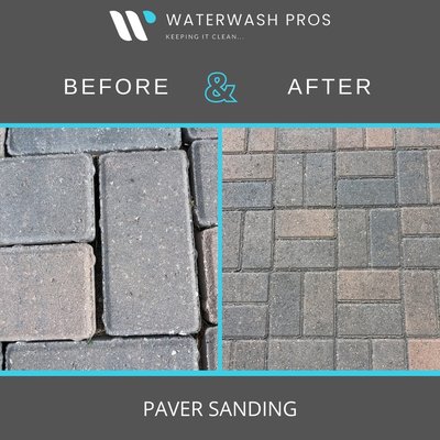 Paver Sealing and Sanding - BENEFITS OF SEALING PAVERS
• Removes and prevents stains caused by algae, mold, and mildew
• Eco & pet friendly
• Keeps cleaning long after application
• Easier routine cleaning
• Resists the effects of harsh weather conditions
• Reduces surface deterioration & wear
• Assures longer lasting beauty & value
Check out the amazing difference Paver Sealing and Sanding - BENEFITS OF SEALING PAVERS
• Removes and prevents stains caused by algae, mold, and mildew
• Eco & pet friendly
• Keeps cleaning long after application
• Easier routine cleaning
• Resists the effects of harsh weather conditions
• Reduces surface deterioration & wear
• Assures longer lasting beauty & value
Check out the amazing difference