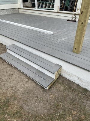 Jennifer and toby’s project in sunset beach nc - This deck is being built to give the home owners a desirable and peaceful place to enjoy their waterway views and have guests enjoy a tranquil spot and environment