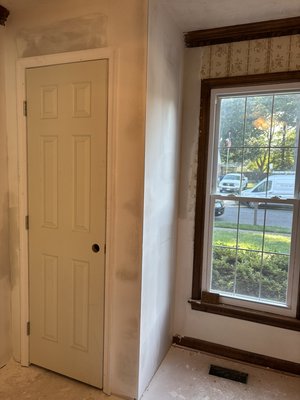 Door Installation - This is how the door was installed and the customer was satisfied.