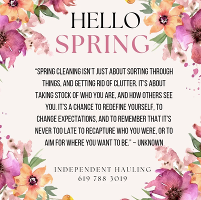 Spring Cleaning season is here! - Spring cleaning is the perfect time to dispose of all of the "junk" we've accumulated over the last year. Too much junk to fit in your weekly trash pick up? Old broken furniture you don't know what to do with? Call us today and we will come remove it and dispose of it for you. We take all size jobs! Spring Cleaning season is here! - Spring cleaning is the perfect time to dispose of all of the "junk" we've accumulated over the last year. Too much junk to fit in your weekly trash pick up? Old broken furniture you don't know what to do with? Call us today and we will come remove it and dispose of it for you. We take all size jobs!