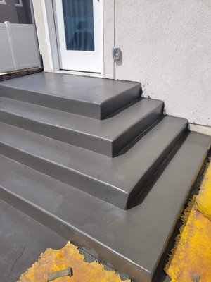 Work in progress 2023 - This job might as a quick one. Tore out existing trex deck in the morning formed and had this pours by 2 pm the same day Work in progress 2023 - This job might as a quick one. Tore out existing trex deck in the morning formed and had this pours by 2 pm the same day