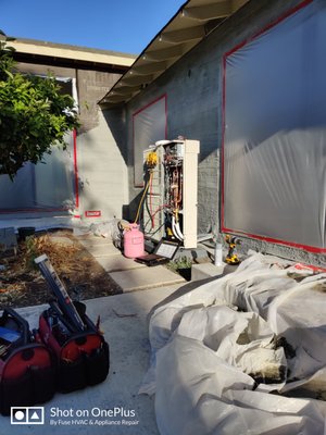 Mitsubishi 8 zone ductless mini-split installation - Mitsubishi 8 zone ductless mini-split installation Mitsubishi 8 zone ductless mini-split installation - Mitsubishi 8 zone ductless mini-split installation