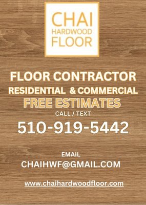 About us - FLOORING CONTRACTOR PROFESSIONAL AND LICENSE
Proudly Servicing the Bay Area Since 2000
Residential and Commercial Flooring; we provide the highest quality customized flooring solution for our clients. Call Now For Free Estimates!
From the Owner
I have been installing floors for East Bay, San Francisco, and Marin County since 2000.
I love my work and like to travel. I truly enjoy meeting and getting to know my clients; helping homeowners make right decision for their project. Creating new dust free and better living environments to meet each clients needs is our goal. About us - FLOORING CONTRACTOR PROFESSIONAL AND LICENSE
Proudly Servicing the Bay Area Since 2000
Residential and Commercial Flooring; we provide the highest quality customized flooring solution for our clients. Call Now For Free Estimates!
From the Owner
I have been installing floors for East Bay, San Francisco, and Marin County since 2000.
I love my work and like to travel. I truly enjoy meeting and getting to know my clients; helping homeowners make right decision for their project. Creating new dust free and better living environments to meet each clients needs is our goal.