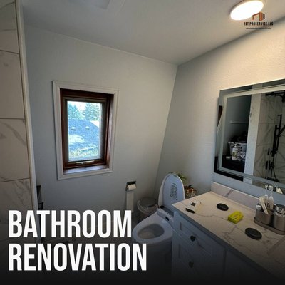 Bathroom remodeling - Bathroom is one of the most important rooms one can think of, it requires special attention and professional maintenance.
We are able to perform repairs of any difficulty. From plumbing to complete reconstruction. Our specialists will meet any task with the highest attention to detail and complete professionalism.
🎁 Free general cleaning comes with it! All you will need to do is enjoy your bathroom after 🛁 Bathroom remodeling - Bathroom is one of the most important rooms one can think of, it requires special attention and professional maintenance.
We are able to perform repairs of any difficulty. From plumbing to complete reconstruction. Our specialists will meet any task with the highest attention to detail and complete professionalism.
🎁 Free general cleaning comes with it! All you will need to do is enjoy your bathroom after 🛁