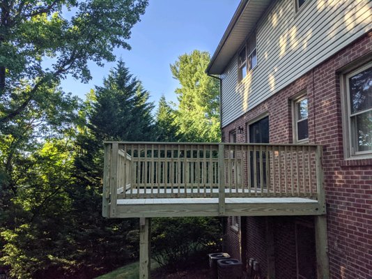 New Roof and New Deck in SW Roanoke County - New Roof and New Deck in SW Roanoke County