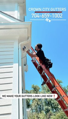 Gutter Cleaning - Are your gutters filled? Are they over flowing? CALL
Crown City Gutters & ask for our full cleaning package! Want to know what the full package includes? Give us a call today for a free estimate! Gutter Cleaning - Are your gutters filled? Are they over flowing? CALL
Crown City Gutters & ask for our full cleaning package! Want to know what the full package includes? Give us a call today for a free estimate!