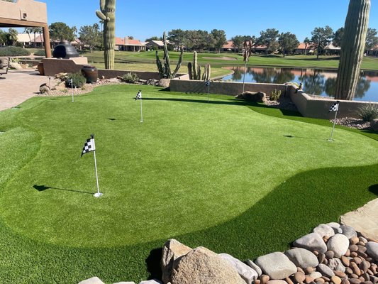 Putting Green - Call 480-571-0285 for putting greens!